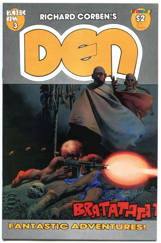 DEN #3, VF/NM, Richard Corben, Fantagor, Horror, 1988, Sci-Fi, more RC in store