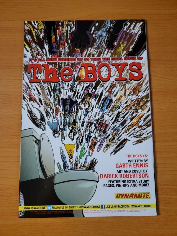The Boys #71 ~ NEAR MINT NM ~ 2012 Dynamite Comics