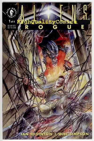 ALIENS ; ROGUE #1, Horror, Will Simpson, Sci-fi, NM+