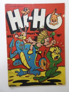 Hi-Ho Comics #2 (1946) GD+ Condition top staple missing