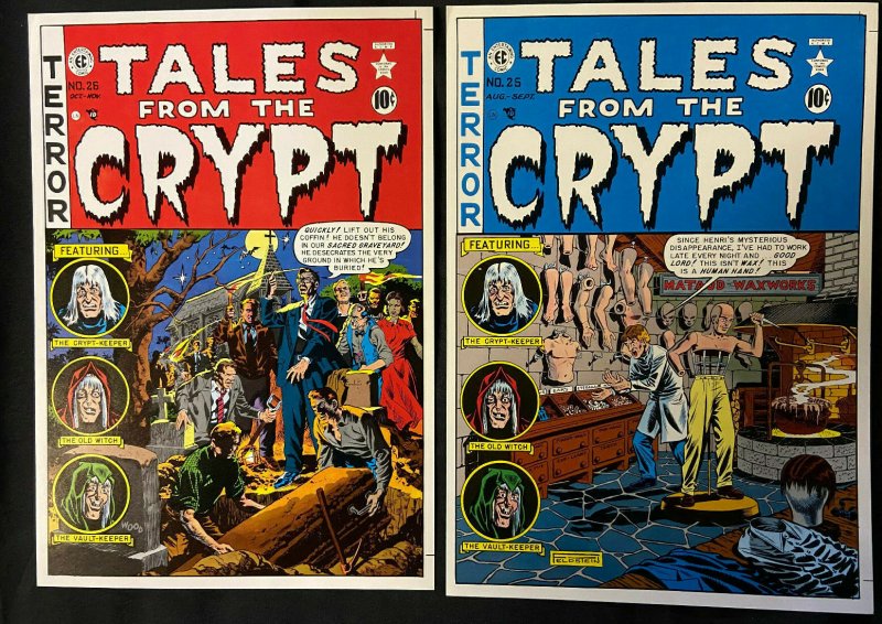 TALES FROM THE CRYPT PORTFOLIO 30 COVERS 13.5 x 10 1979 