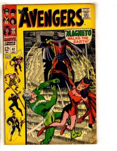 Avengers # 47 FN Marvel Comic Book Silver Age Wasp Hulk Thor Iron Man TW64