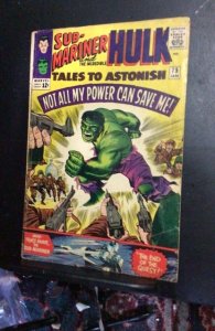 Tales to Astonish #75 (1966) affordable grade Kirby hawk! Namor! VG Wow!