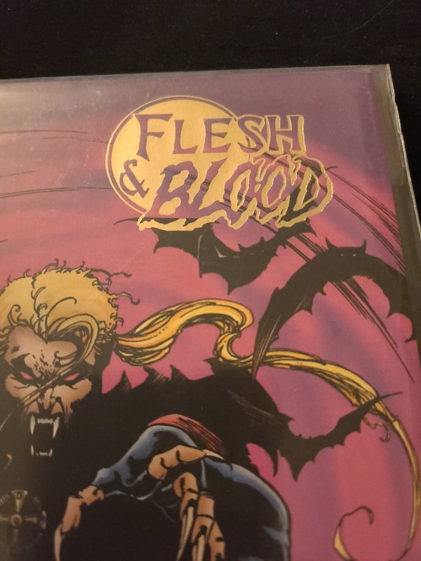 Flesh & Blood #1  Gold Foil Variant (1995)
