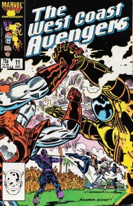 West Coast Avengers #11 (1986) West Coast Avengers / Avengers West Coast