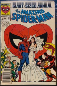 The Amazing Spider-Man Annual #21 NM Marvel Comic Book Wedding Mary Jane 11 RC48