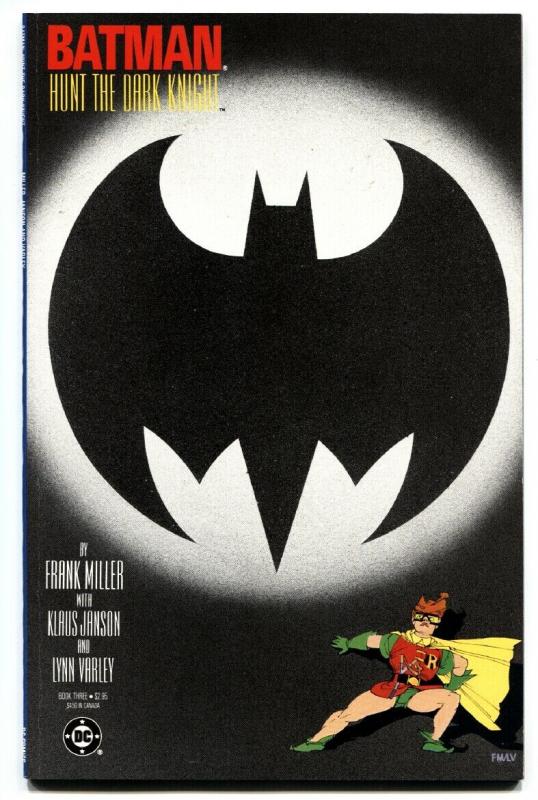 BATMAN THE DARK KNIGHT RETURNS #3 comic book  -CARRIE KELLEY cover-1986