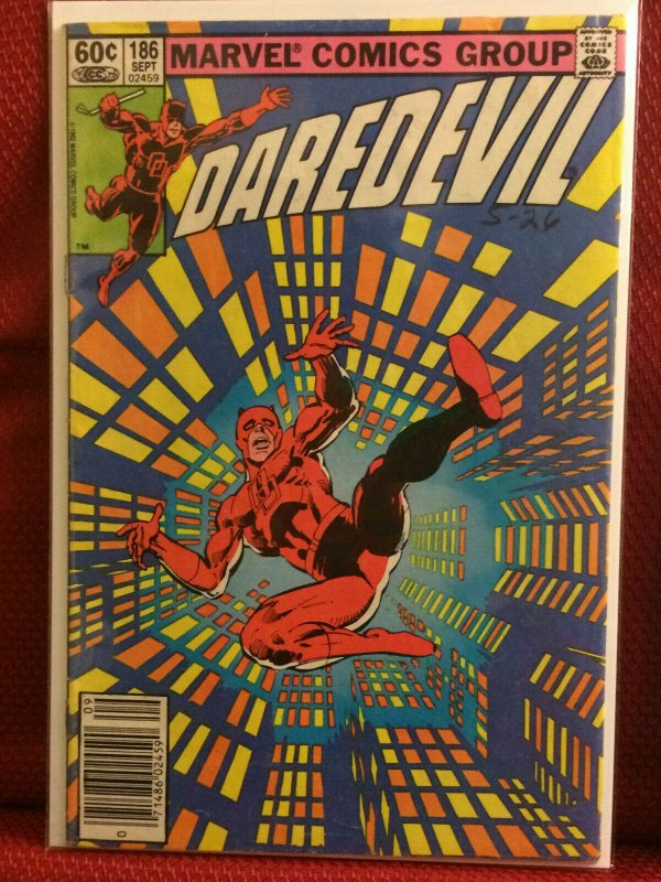 Daredevil Comic Lot  7 First Series Daredevil Comics Ranging From FN to NM-1984