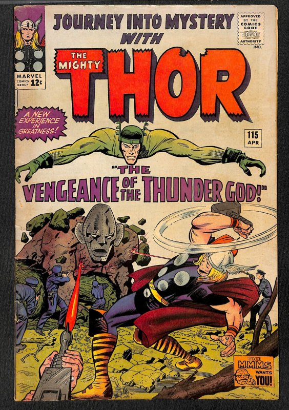 Journey Into Mystery #115 GD/VG 3.0 Marvel Comics Thor