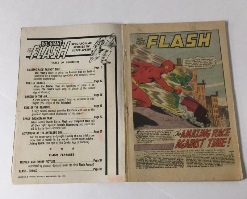 The Flash 160 3.0 Gd/Vg Good Very Good DC Comics SA