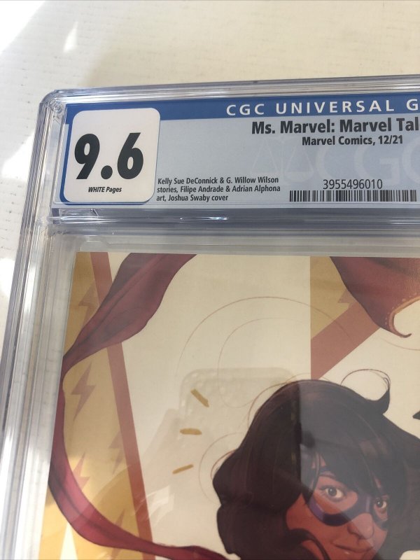 Ms. Marvel: Marvel Tales (2021) #1 (CGC 9.6) G. Willow Wilson Story Census 3!!