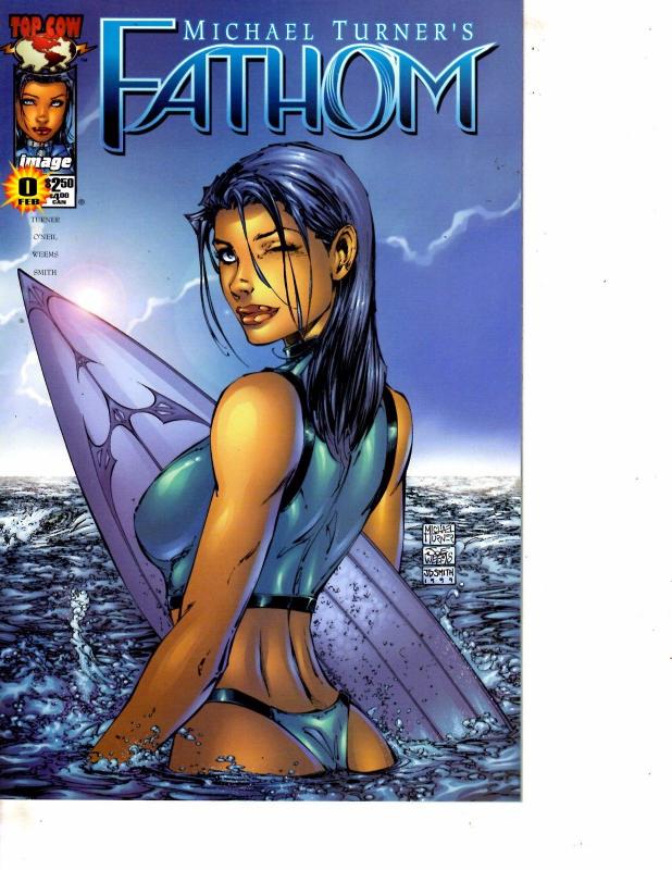 Lot Of 2 Comic Books Image Fathom #0 and Maximum Glory #17 MS9