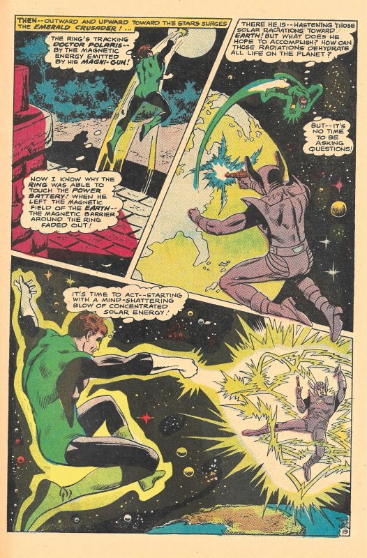 GREEN LANTERN #65 (Dec1968) 8.0 VF Gardner Fox! Joe Giella!  DR. POLARIS!