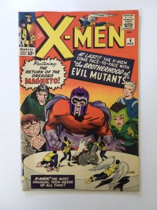 The X-Men #4 (1964) 1st Appearance Quicksilver and Scarlet Witch FN condition