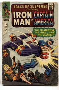 TALES OF SUSPENSE #76--comic book-- Marvel--Silver-Age--IRON MAN--VG