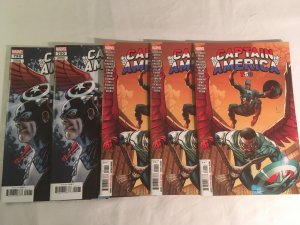 CAPTAIN AMERICA #750 Five Copies, VFNM Condition