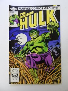 The Incredible Hulk #273 (1982) VF condition