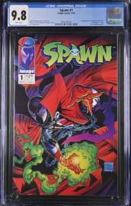 Spawn #1 (1992) CGC 9;.8 NM/M White Pages