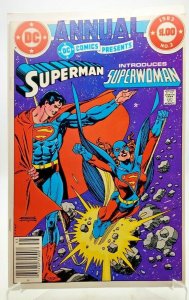 DC COMICS PRESENTS ANNUAL #2 (1982) Newsstand 1st Superwoman Kristin Wells