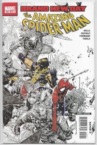 Amazing Spider-Man (vol. 2, 1998) #555 VF (Brand New Day) Wells, Wolverine
