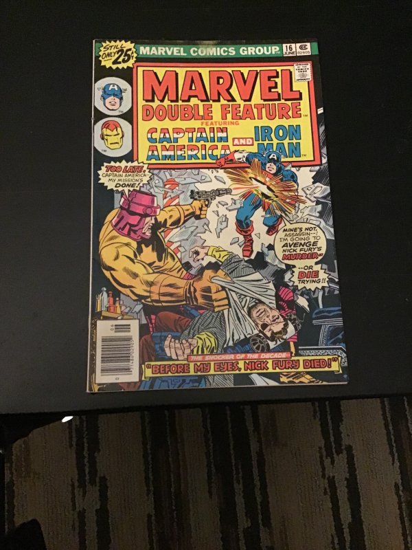 Marvel Double Feature 16 (1976) reprints tales of suspense 92 Kirby Avengers NM-