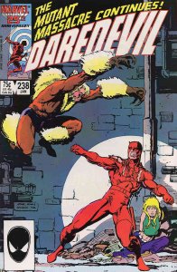 Daredevil #238 FN ; Marvel | Sabretooth Mutant Massacre