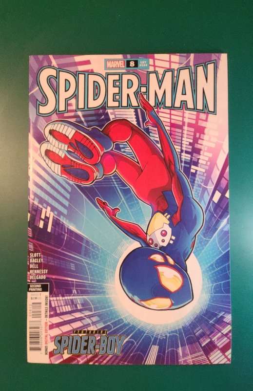 Spider-man #8 (2023) 2nd print - 2nd APP Spider-boy