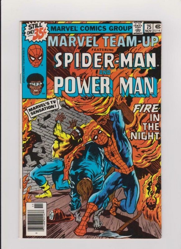 MARVEL TEAM-UP #75, VG/FN, Spider-Man, Power Man, 1972 1978  more in store