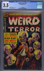 WEIRD TERROR #12 CGC 3.5 DON HECK PRE-CODE HORROR