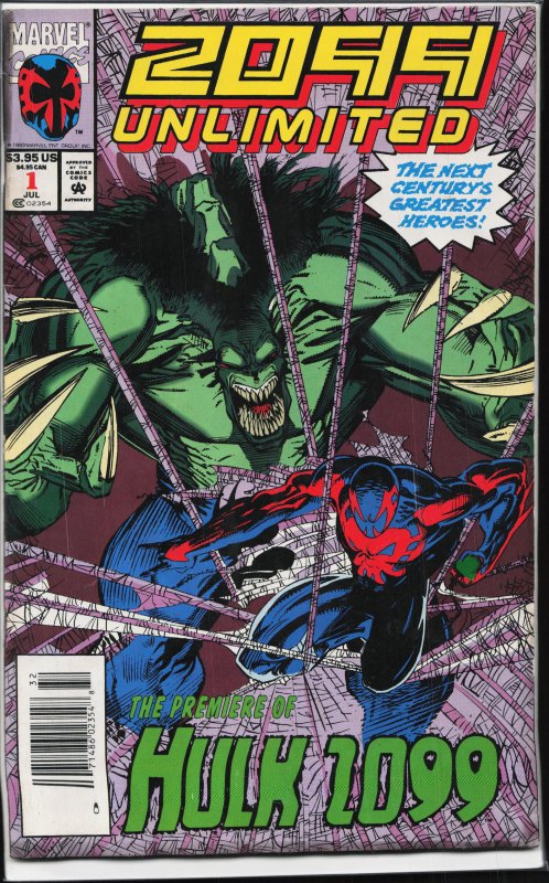 2099 Unlimited #1 (1993) Hulk 2099 [Key Issue]