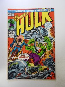 The Incredible Hulk #163 (1973) VF- condition