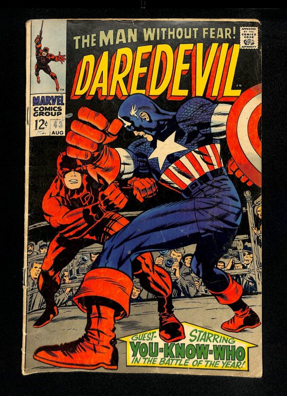 Daredevil #43 Vs. Captain America!