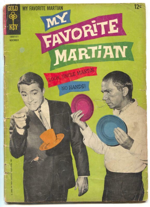 My Favorite Martian #6 1965-Gold Key-Ray Walston and Bill Bixby FAIR