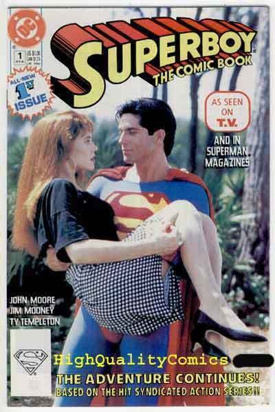 SUPERBOY #1, TV series, Photo cover, Jim Mooney,  NM, 1990, Superman