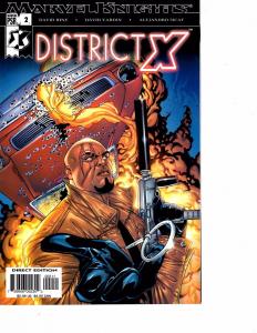 Lot Of 2 Marvel Comics DistrictX #2 and Vemon #2 Batman Ironman Thor JB4