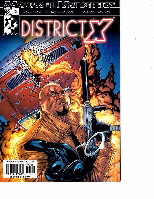 Lot Of 2 Marvel Comics DistrictX #2 and Vemon #2 Batman Ironman Thor JB4