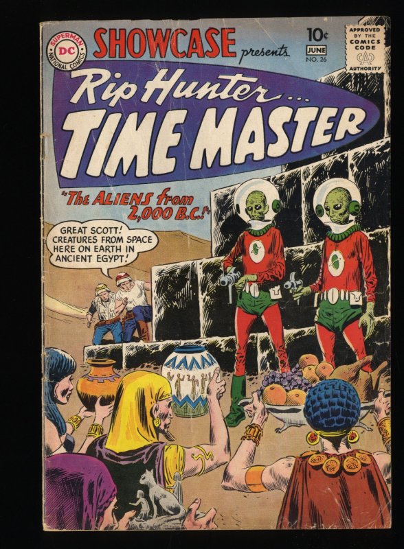 Showcase #26 VG- 3.5 Rip Hunter... Time Master Appearance!