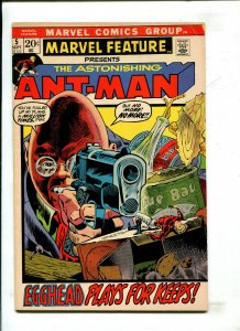 MARVEL FEATURE #5 - THE ASTONISHING ANT-MAN  Fisherman Collection (4.5) 1972 