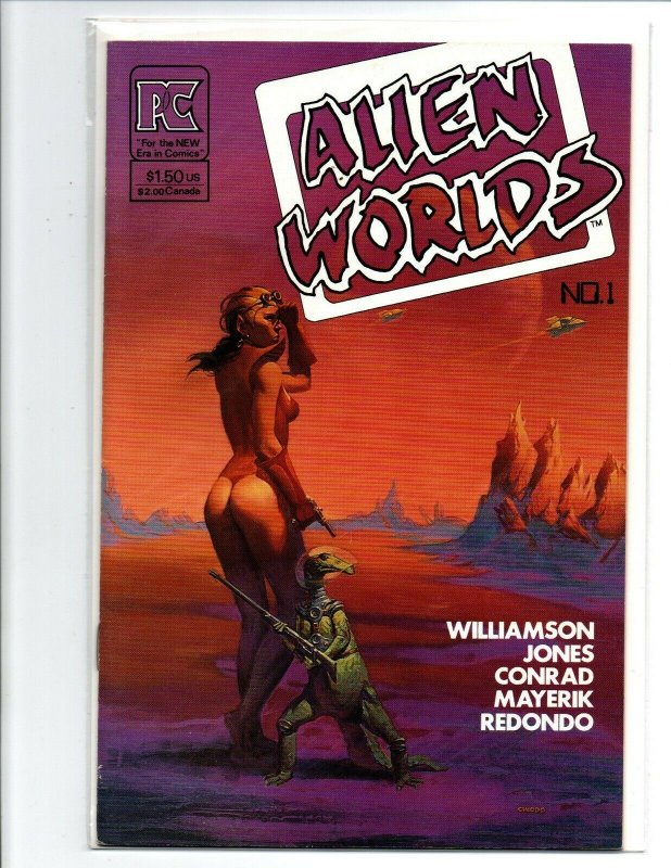 Alien Worlds #1 - Jones - Conrad - Redondo - PC - 1983 - (-Near Mint)