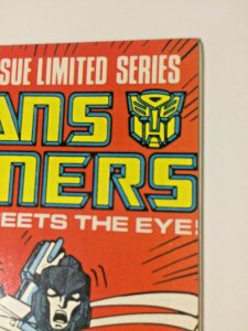 Transformers #3 Guest Starring Spider-Man! (1984) VF Condition! First Printing!