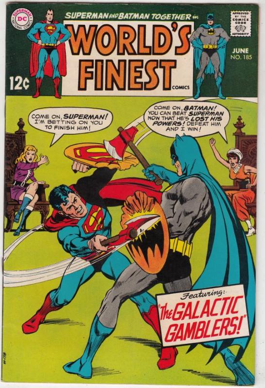 World's Finest #185 (Jun-69) VF/NM High-Grade Superman, Batman