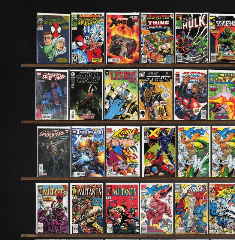 Huge Lot 150+ Comics with X-Force, Uncanny X-Men, Marvel Two In One & More!