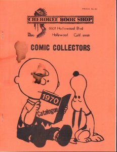 CHEROKEE COMIC CATALOG-1970 ECs, PEANUTS COVER-GOLD AGE VG/FN