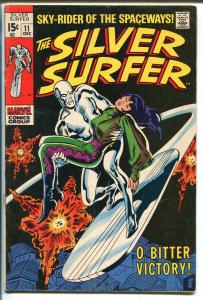 Silver Surfer #11 1969-Marvel-Black cover-John Bucsema art-FN