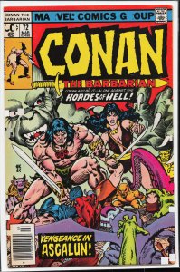 Conan the Barbarian #72 (1977) Conan