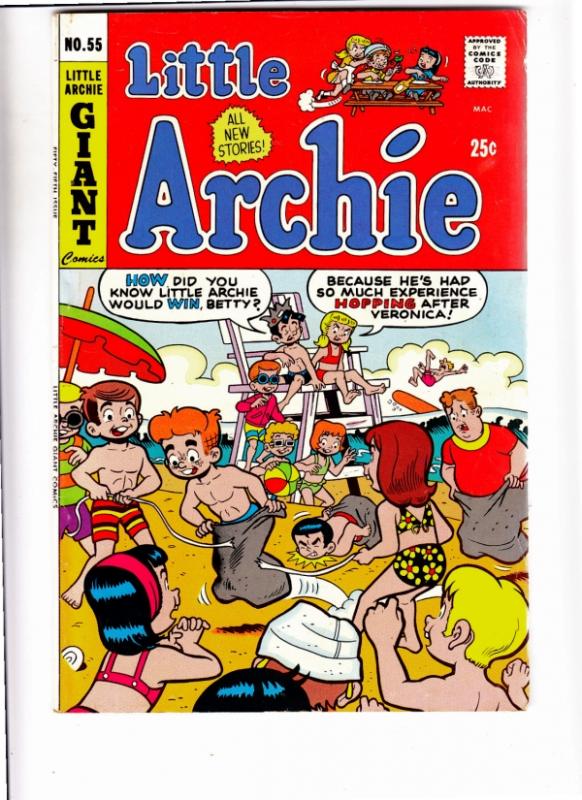 Little Archie #55 (Sep-69) VF High-Grade Little Archie, Little Veronica, Litt...