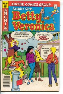 Archie's Girls Betty And Veronica #301 1981-tight jeans cover-FN
