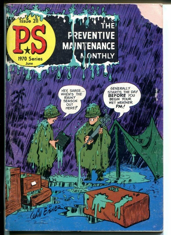 Preventive Maintenance Monthly #211 1970-Will Eisner-G/VG