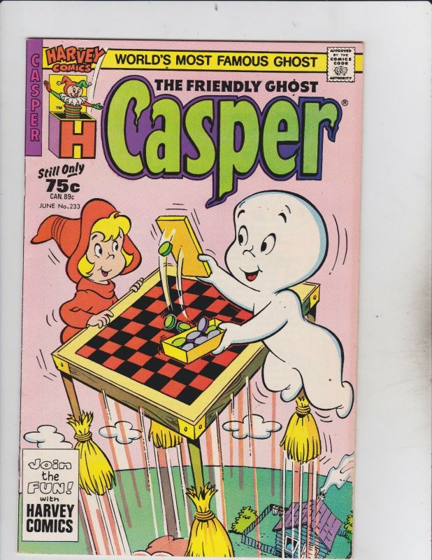 Harvey Comics! Casper! Issue 233!