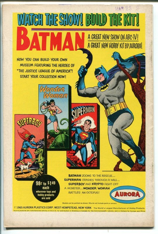 STRANGE ADVENTURES #188 1966-DC COMICS-STEVE DITKO ART-vf